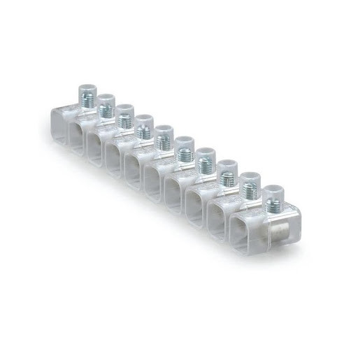 Morsetto In Ottone Forbox 4 Mmq Stecca 10pz LE OFFICINE - 23007