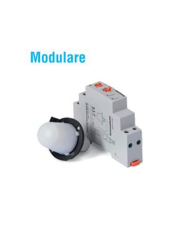 Interruttore Crepuscolare Modulare Con Sonda Esterna Ip65 TECNOSWITCH - CR201DI