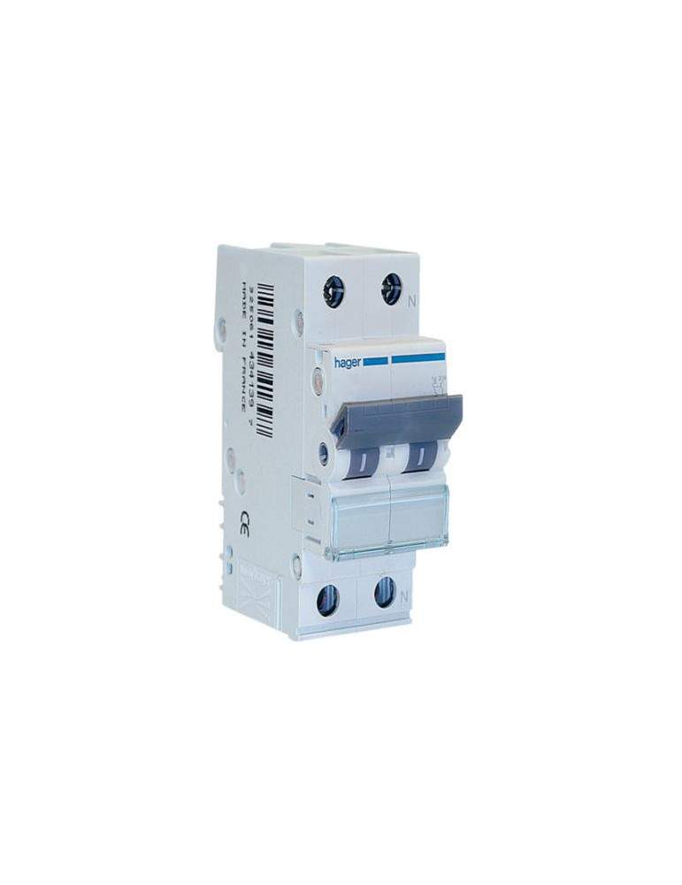 Interruttore Magnetotermico 1P+N 20A 4,5Ka 2M HAGER - MYN520