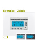 Cronotermostato Giornaliero Digitale Da Incasso 503 Cromato TECNOSWITCH - CR315CR