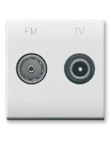 Presa Tv-Fm/Sat Diretta 2 Uscite Domus S44 2Mod. AVE - 441096/2PU