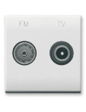 Presa Tv-Fm/Sat Diretta 2 Uscite Domus S44 2Mod. AVE - 441096/2PU