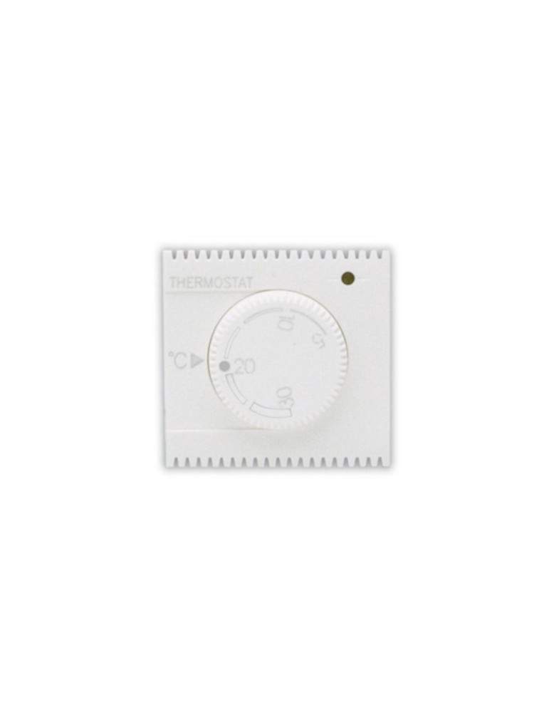 Termostato Elettronico Con Manopola Domus S44 230V NA+NC 5A 2Mod. AVE - 441085