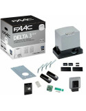 Kit Automazione Cancello Scorrevole Delta3 230v 900kg -Garanzia Italia- FAAC - 105630445