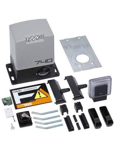 Kit Automazione Cancello Scorrevole Delta2 230v 500kg -Garanzia Italia- FAAC  - 1056303445