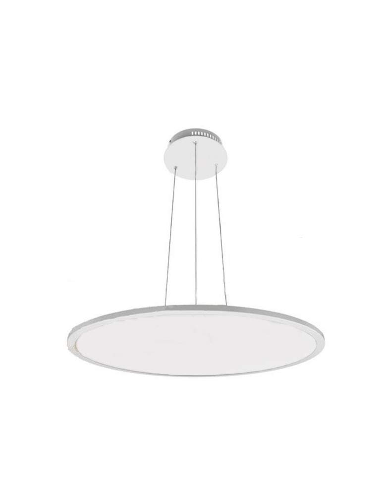 Pannello Led  A Sospensione Lampada Lampadario Bianco IOLUME - IO60100