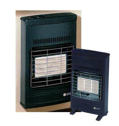 Stufa A Gas A Metano Ad Infrarossi Ventilata Grigio Eco 42T SICAR - ECO42T