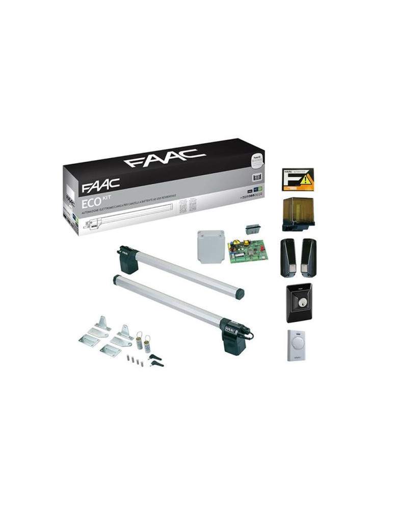 Automazione Cancelli A battente Eco Kit Green 230V FAAC - 105632445