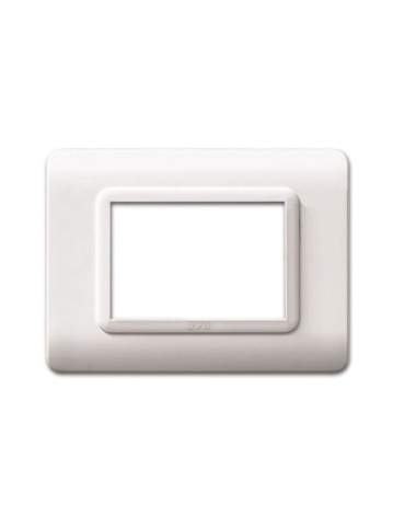 Placca Cornice TECNOPOLIMERO 44 Bianco 3Mod AVE - 44PY03B