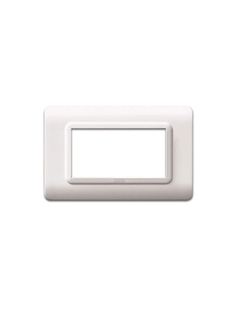 Placca Cornice TECNOPOLIMERO 44  Bianco 4Mod. AVE - 44PY04B