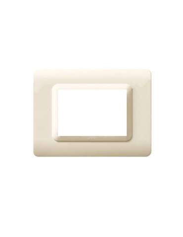 Placca Cornice TECNOPOLIMERO 44 Sabbia 3Mod. AVE - 44PY03SA