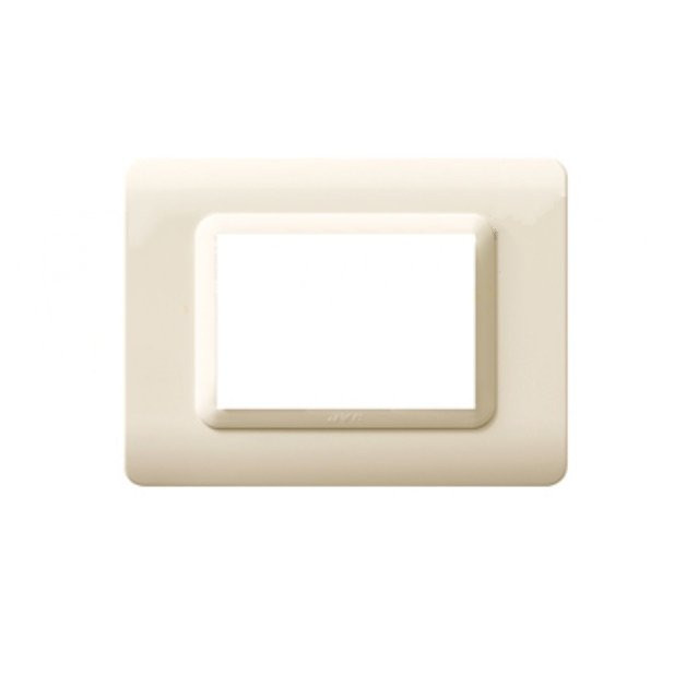 Placca Cornice TECNOPOLIMERO 44 Sabbia 3Mod. AVE - 44PY03SA