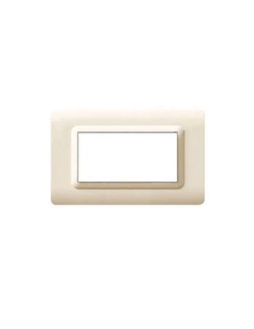 Placca Cornice TECNOPOLIMERO 44 Sabbia 4Mod. AVE - 44PY04SA