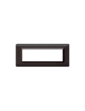 Placca Cornice TECNOPOLIMERO 44 Grigio Scuro Lucido 7Mod AVE - 44PY07GSL