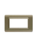 Placca Cornice TECNOPOLIMERO 44 Champagne 4Mod AVE - 44PY04CHO