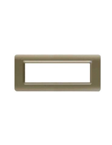 Placca Cornice TECNOPOLIMERO 44 Champagne 7Mod AVE - 44PY07CHO