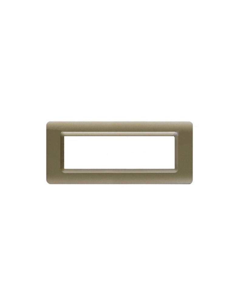 Placca Cornice TECNOPOLIMERO 44 Champagne 7Mod AVE - 44PY07CHO