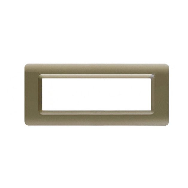Placca Cornice TECNOPOLIMERO 44 Champagne 7Mod AVE - 44PY07CHO