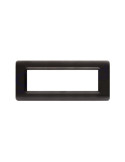 Placca Cornice TECNOPOLIMERO 44 Grigio Scuro Metallizzato 7Mod AVE - 44PY07GSM