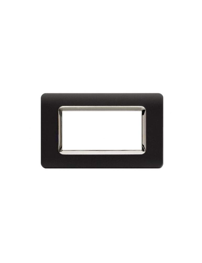 Placca Cornice TECNOPOLIMERO 44 Grigio Tekla Cornice Cromata 4Mod AVE - 44PY04GTKC