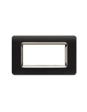 Placca Cornice TECNOPOLIMERO 44 Grigio Tekla Cornice Cromata 4Mod AVE - 44PY04GTKC