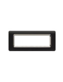 Placca Cornice TECNOPOLIMERO 44  Grigio Tekla Cornice Cromata 7Mod AVE - 44PY07GTKC