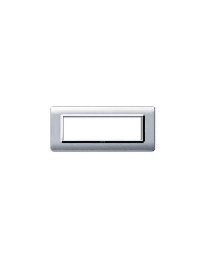 Placca Cornice TECNOPOLIMERO 44 Alluminio Naturale 7Mod AVE - 44PY07ALS