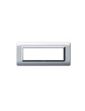 Placca Cornice TECNOPOLIMERO 44 Alluminio Naturale 7Mod AVE - 44PY07ALS