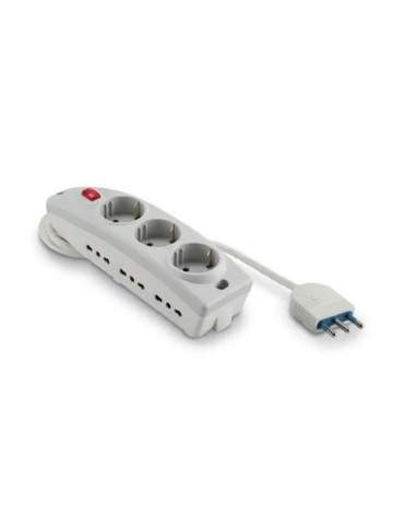 Presa Multipla Ciabatta Serie Trend 6 Prese Standard 16A Italiana C/Int 3XP30 + 6XBIV SCAME - 165.30411.R