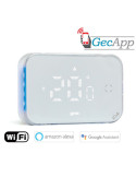 Cronotermostato Intelligente Dalì 313 Wi-Fi Programmabile A Parete Bianco A Led GECA - 33132674