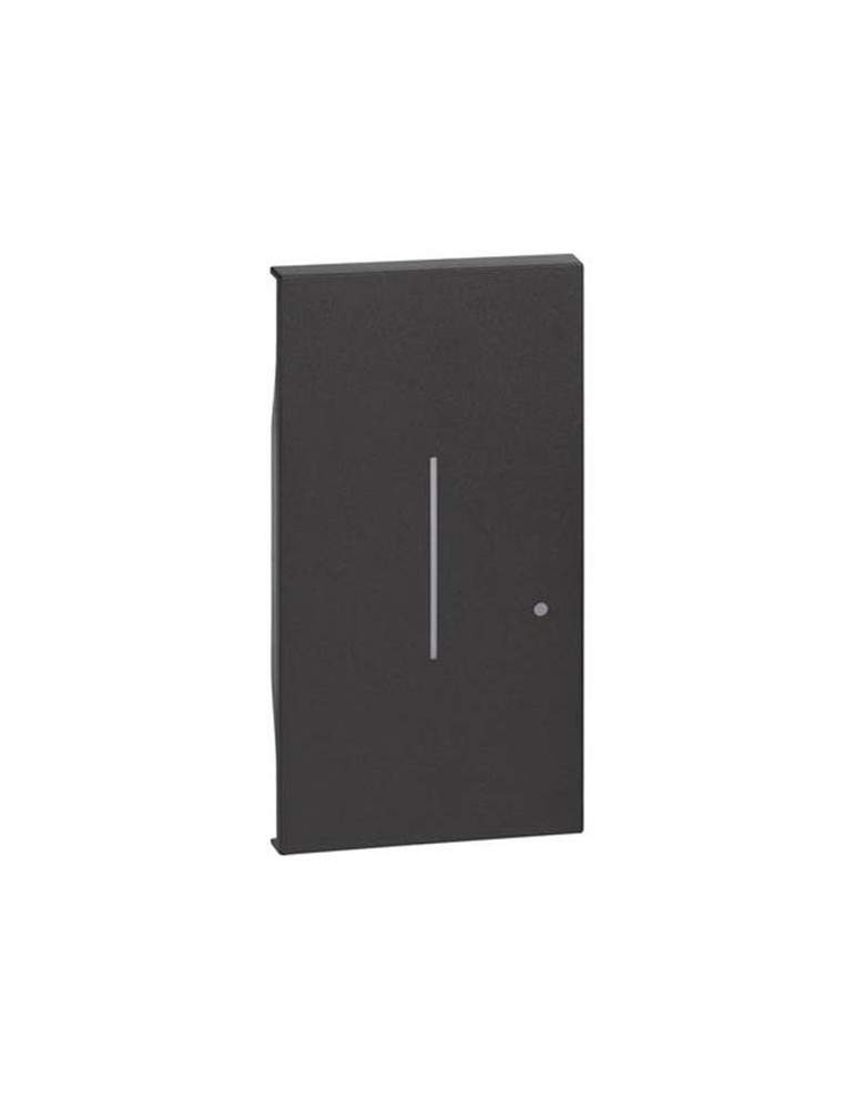 Cover Illuminabile Comando Luci Wireless Nero Livin Now BTICINO - KG42M2