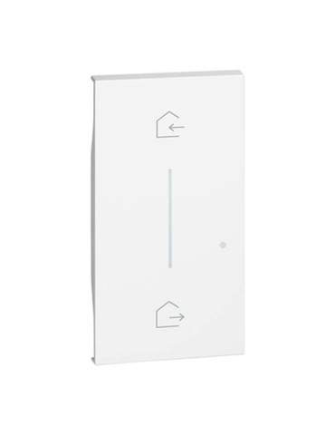 Cover Illuminabile Con Simbolo Entra E Esci Bianco Living Now BTICINO - KW40M2