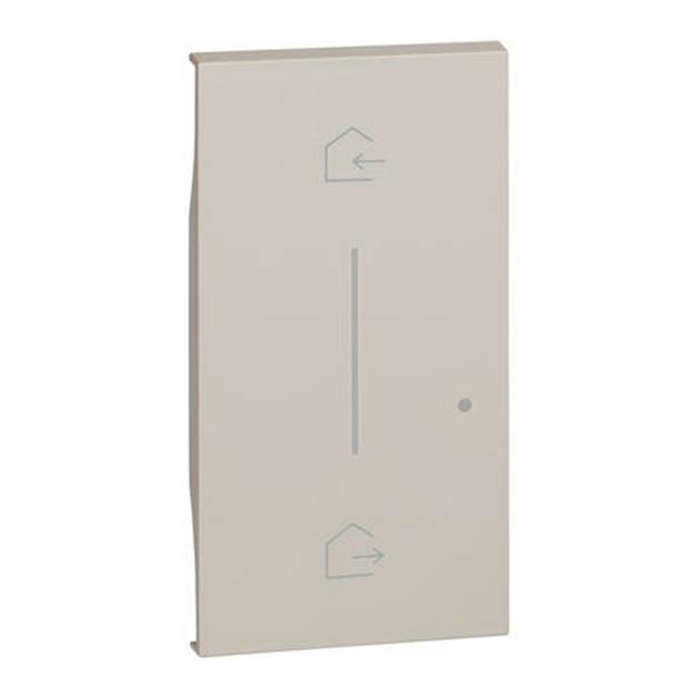 Cover Illuminabile Con Simbolo Entra E Esci Sabbia Living Now BTICINO - KM40M2