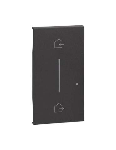 Cover Illuminabile Con Simbolo Entra E Esci Nero Living Now BTICINO - KG40M2