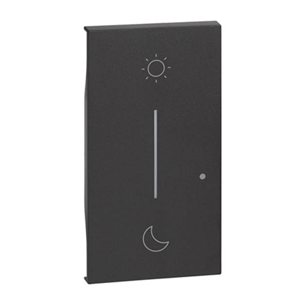 Cover Con Simbolo Notte Giorno Nero Wireless Living Now BTICINO - KG41M2