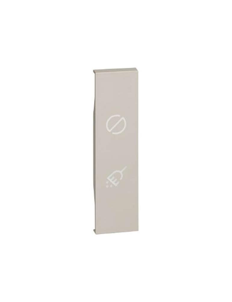 Cover Commutatore Per Hotel Non Disturbare E Riordinare Sabbia 1Modulo Living Now BTICINO - KM11H