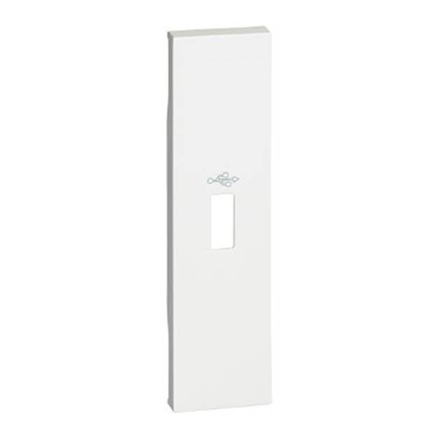 Cover Connettore USB Bianco 1modulo Living Now BTICINO - KW10P