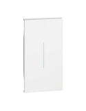 Cover Illuminabile Per Comando 2 Moduli Bianco Living Now BTICINO - KW01M2