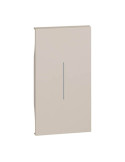 Cover Illuminabile Per Comando 2 Moduli Sabbia Living Now BTICINO - KM01M2