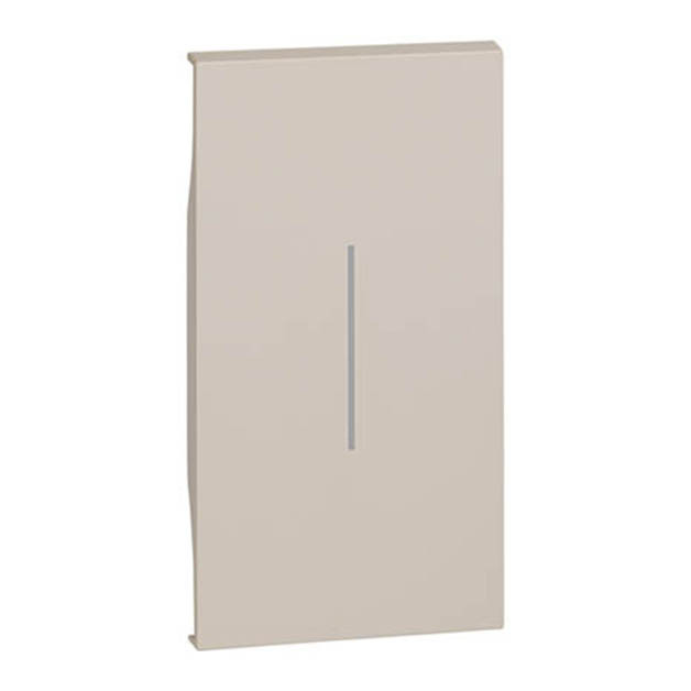 Cover Illuminabile Per Comando 2 Moduli Sabbia Living Now BTICINO - KM01M2