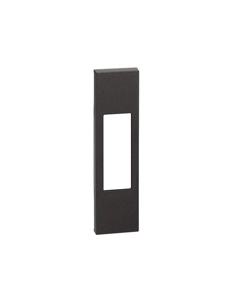 Cover Per Presa Standard Italia 10/16A 1Modulo Nero Living Now BTICINO - KG02