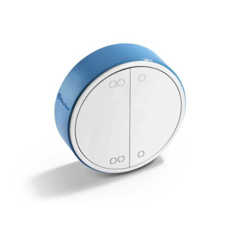 Pulsante Beyon 4Canali Wireless Yesly Button Scenari Bianco  1Y13B20 FINDER - 1Y.13.B20