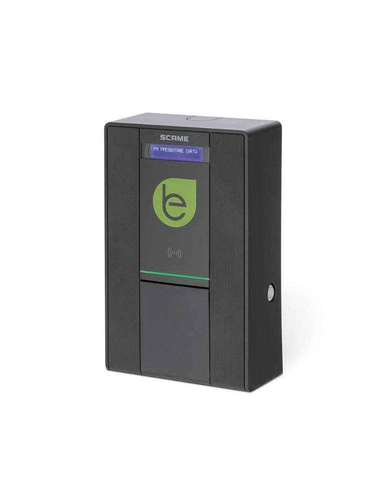 Stazione Di Ricarica Veicoli Smart Wall Box Colonnina Elettrica Con Display 1 Presa Tipo 2 BE-W 7,4KW PM SCAME - 205.W23-B0
