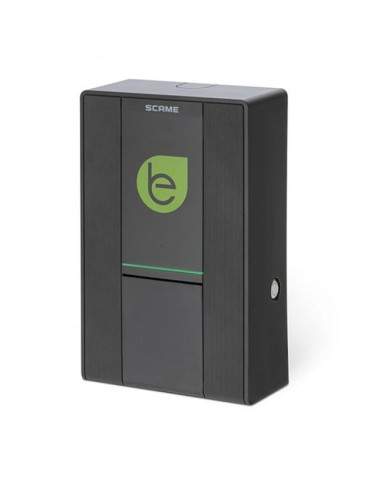 Stazione Di Ricarica Veicoli Smart Wall Box 1 Colonnina Elettrica  BE-W Presa T2 7,4KW PM Modalità Basic/Free SCAME - 205.W17-B0