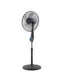 Ventilatore Da Terra A Piantana QUIET 40 Nero Silenzioso Con Telecomando CFG - EV074