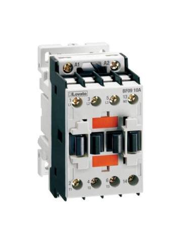 Contattore Tripolare 3Poli + 1NO Serie BF 9A (AC3) Bobina 230VAC LOVATO - BF0910A230
