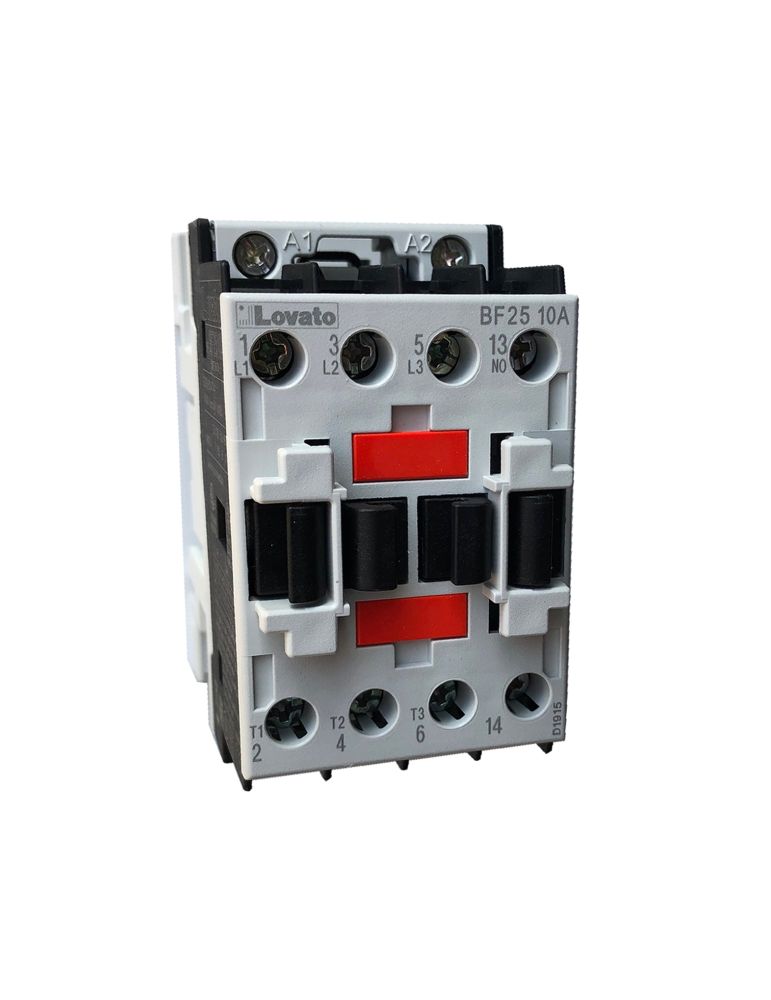 Contattore Tripolare 3Poli + 1NO Serie BF 25A (AC3) Bobina 400VAC LOVATO - BF2510A400