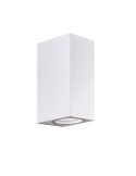 Applique LED Lampada Da Muro In Alluminio Bianco Toledo 2 Doppia Emissione GU10 Shot BOT LIGHTING - TOLEDO2B