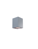 Applique LED Lampada Da Muro In Alluminio Grigio Marino Toledo 1 Fascio Singolo GU10 Shot BOT LIGHTING - TOLEDO1M