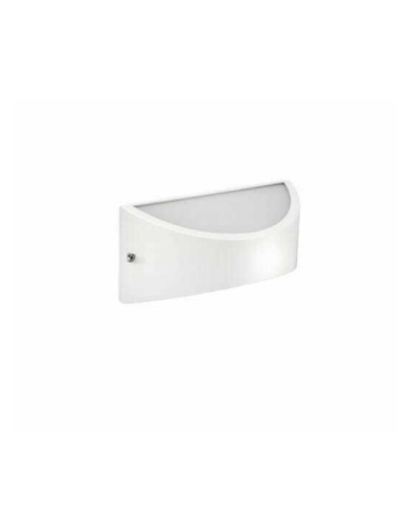 Applique Lampada Da Muro In Alluminio Bianco Segovia 3 E27 IP54 Shot BOT LIGHTING - SEGOVIA3E27B